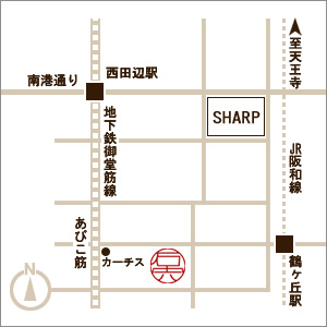 「石焼鍋いっしん」アクセス地図